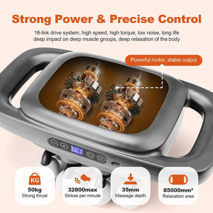 16-Head Deep Tissue Fascia Gun