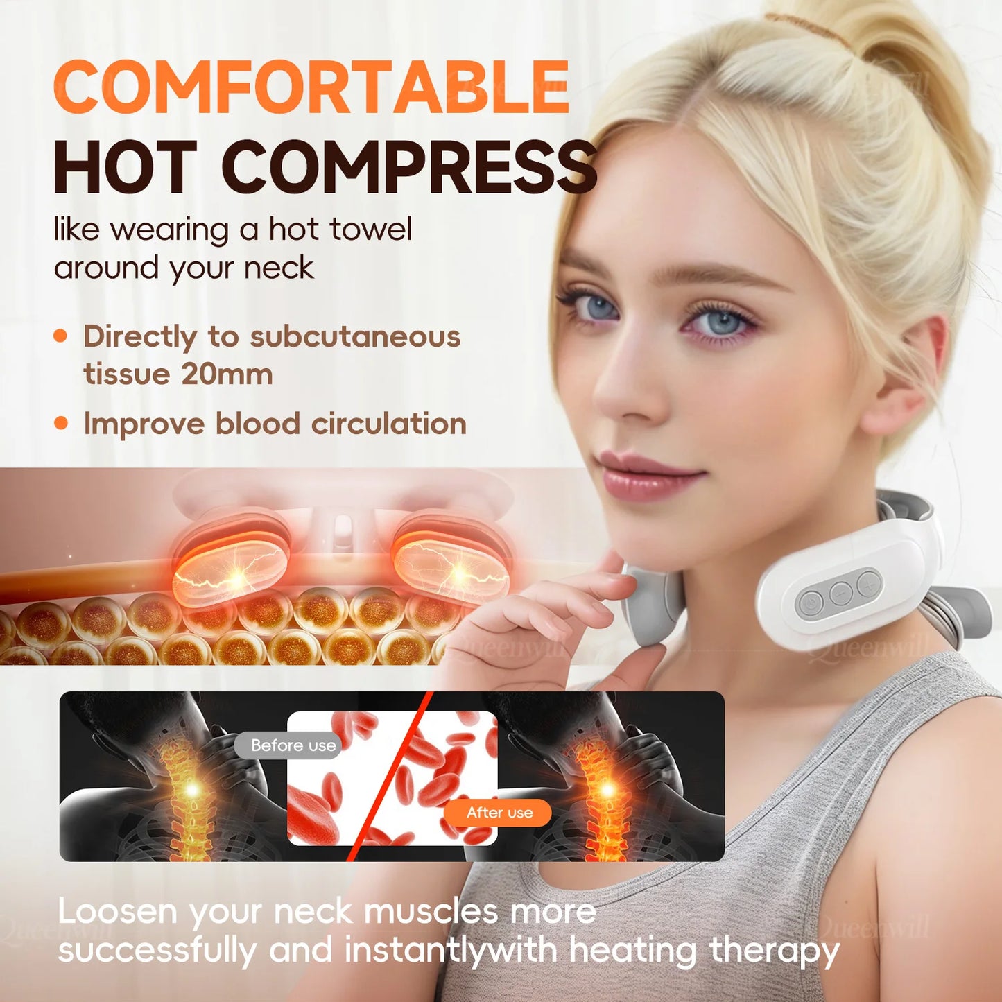 Relaxaura 4D Smart Neck Massager