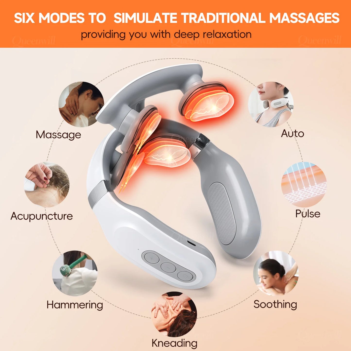 Relaxaura 4D Smart Neck Massager